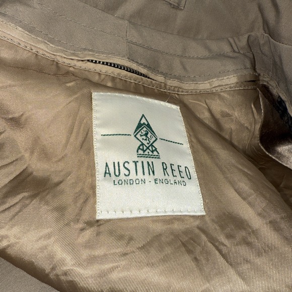Vintage Austin Reed Trenchcoat Removeable Lining 42 L Beige‎ Regent Street Read - Picture 9 of 13